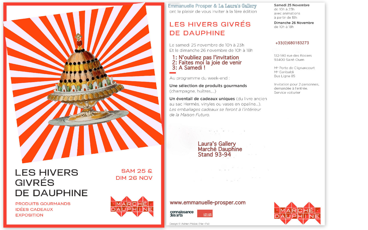 Invitation Hiver marche Dauphine